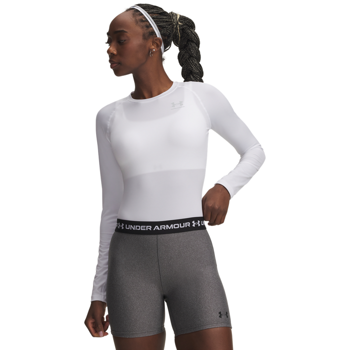 Under Armour W's Heatgear Authentics Comp Long Sleeve White