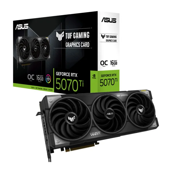 Asus TUF Gaming GeForce RTX 5070 Ti 16GB OC -näytönohjain