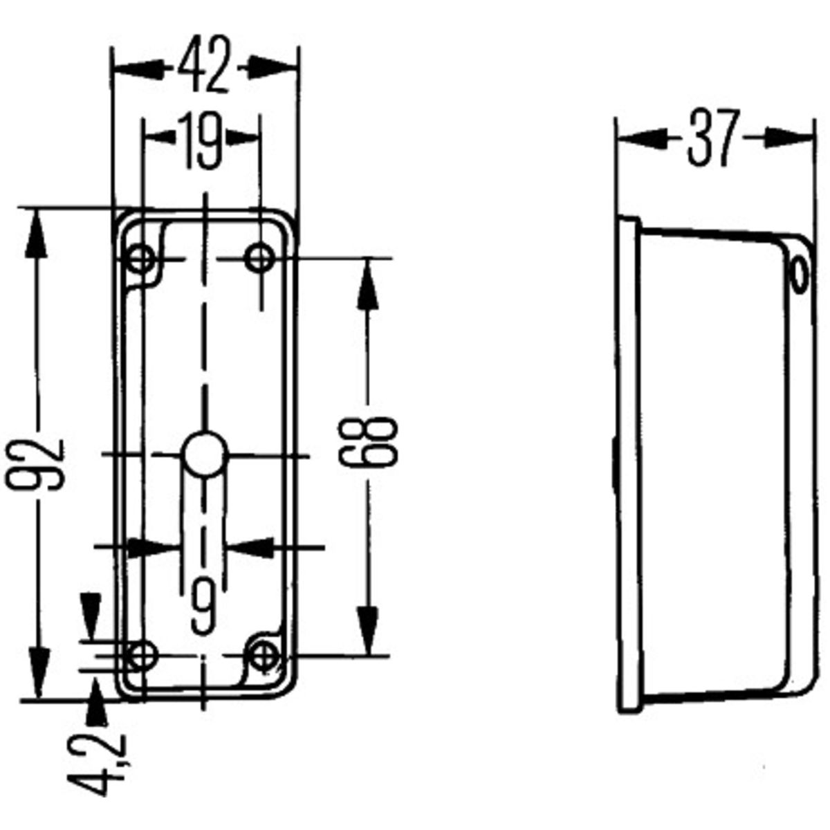 Äärivalo HELLA 2XS 005 020-001