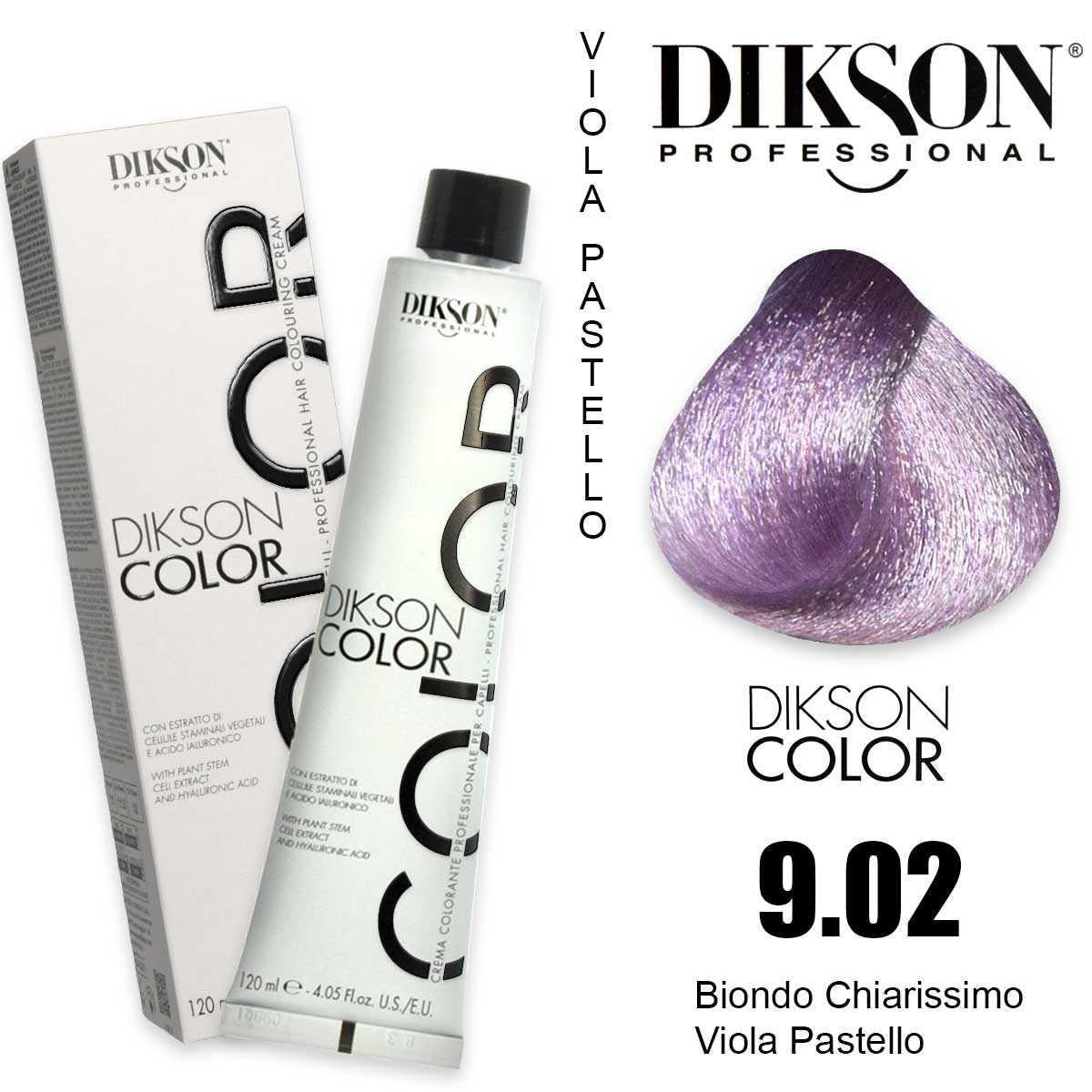 Dikson Dikson väri 120 ml 9.02 erittäin vaalea blondi pastellivioletti