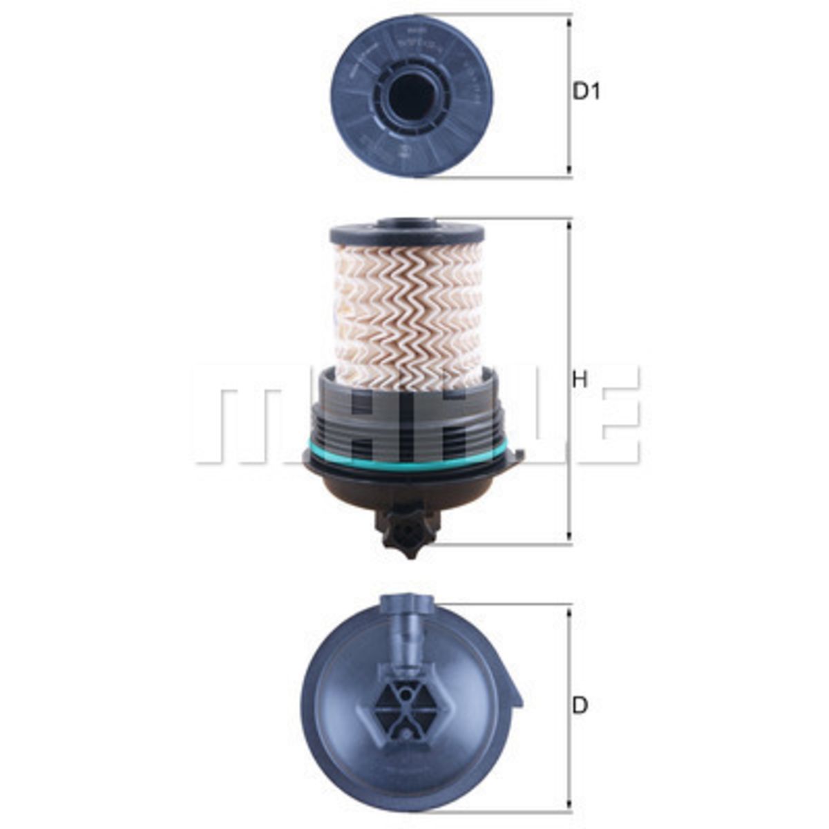 Polttoainesuodatin MAHLE KX 480