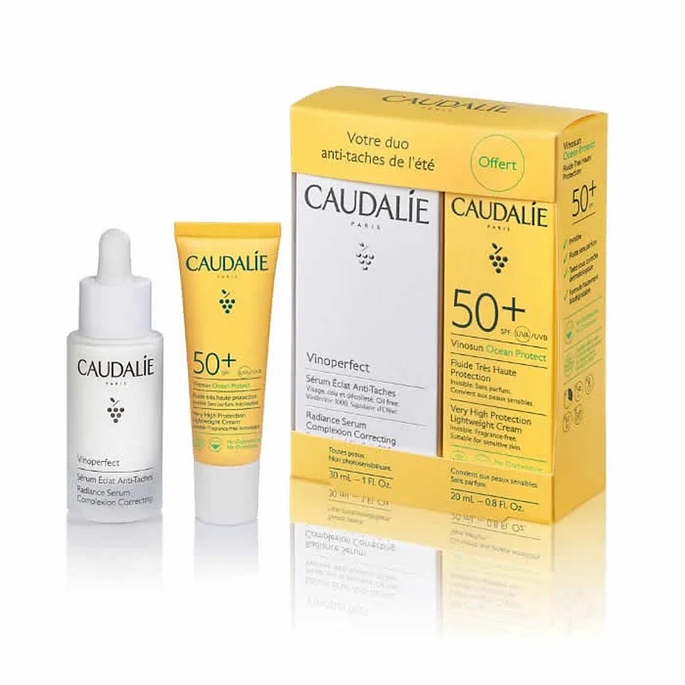 Caudalie Vinoperfect Kirkastava Seerumi Ihon Värin Korjaus 30 ml Setti 2 Kappaletta