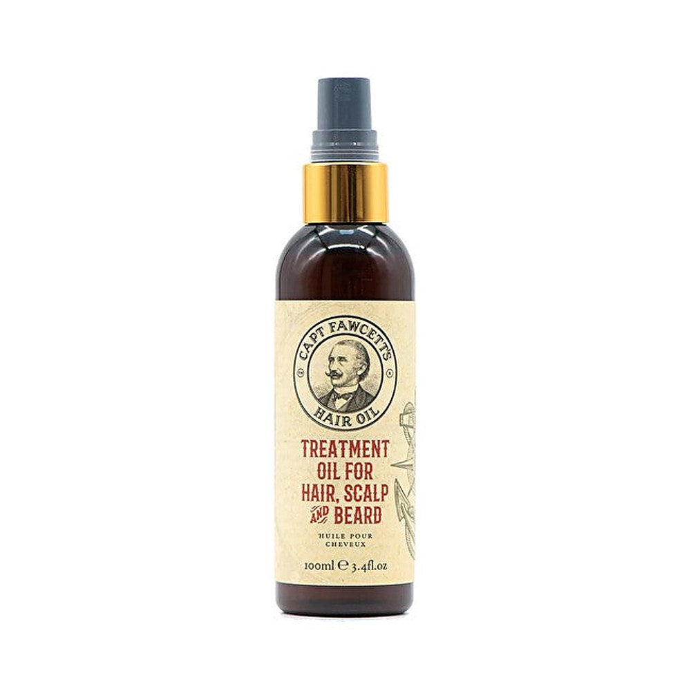 Captain fawcett Ravitseva öljy hiuksille, päänahalle ja parralle 100 ml