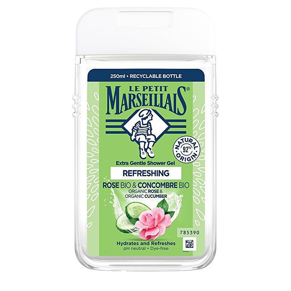 Le petit marseillais Extra Delicate Organic Rose & Organic Cucumber -suihkugeeli - 250 ml