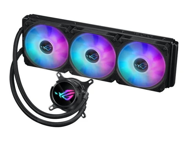 ASUS ROG STRIX LC III 360 ARGB - prosessorin nestejäähdytysjärjestelmä - (jalustoille: AM4, LGA1200, LGA1700, AM5, LGA115x) - 120 mm:n kokoinen