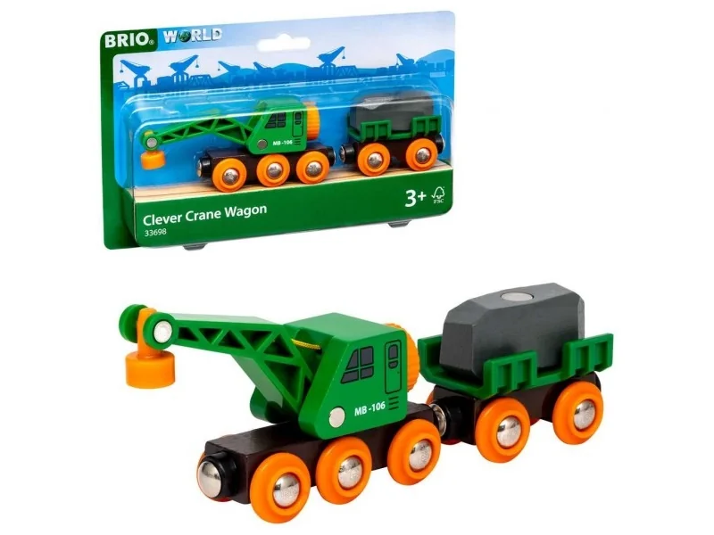 BRIO World 33698 Nosturilla varustettu junavaunu