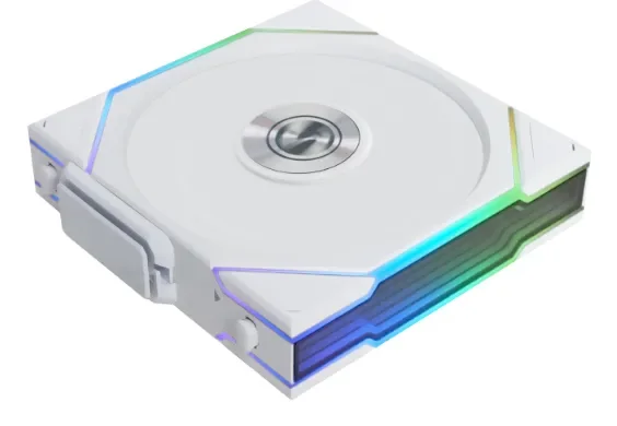 LIAN LI UNI FAN TL Reverse Blade Wireless, 120 mm, nestelaakeri, PWM RGB -tuuletin, valkoinen