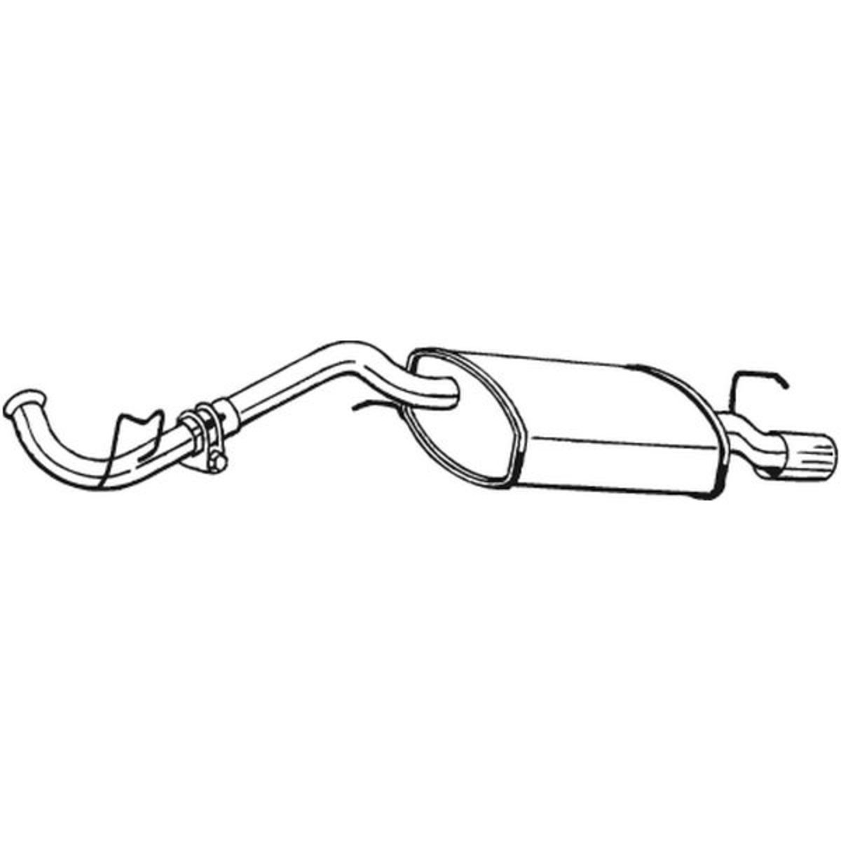 Takaäänenvaimentaja BOSAL 282-511