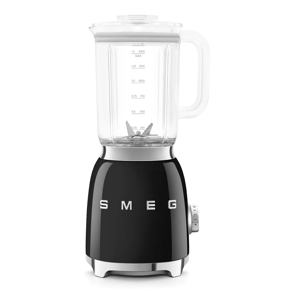 Smeg 50's Style BLF03BLEU 800 W 1,5 l -tehosekoitin, musta