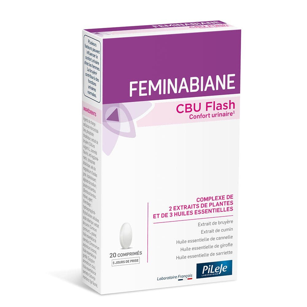 Pileje Feminabiane CUFlash 20 tablettia