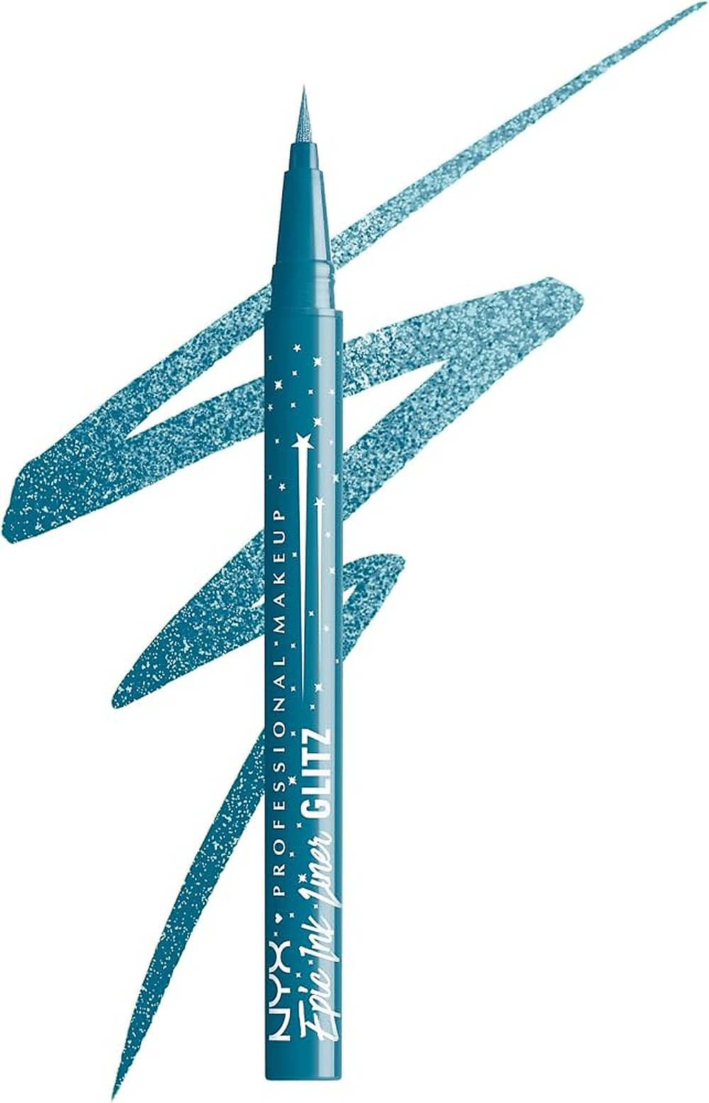 NYX Professional Makeup Epic Ink Glitz Metallic -silmänympäryskynän väri Tapered Twinkle 1 ml