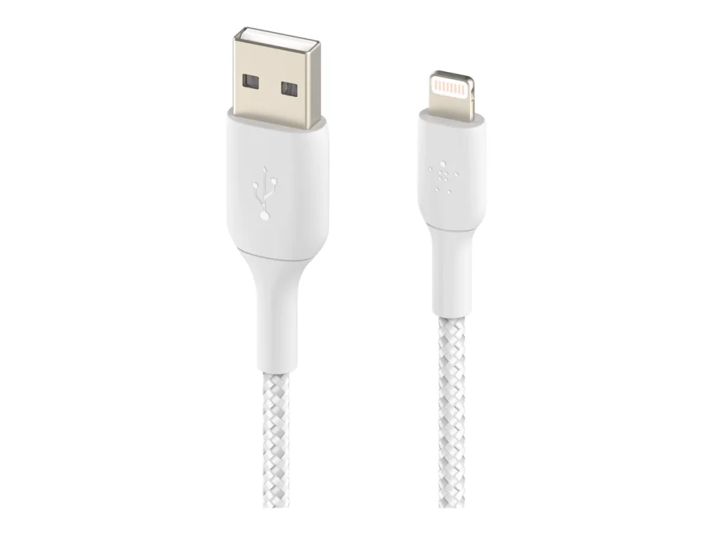 Belkin BoostCharge Lightning – USB-A -kaapeli, 1 m, valkoinen