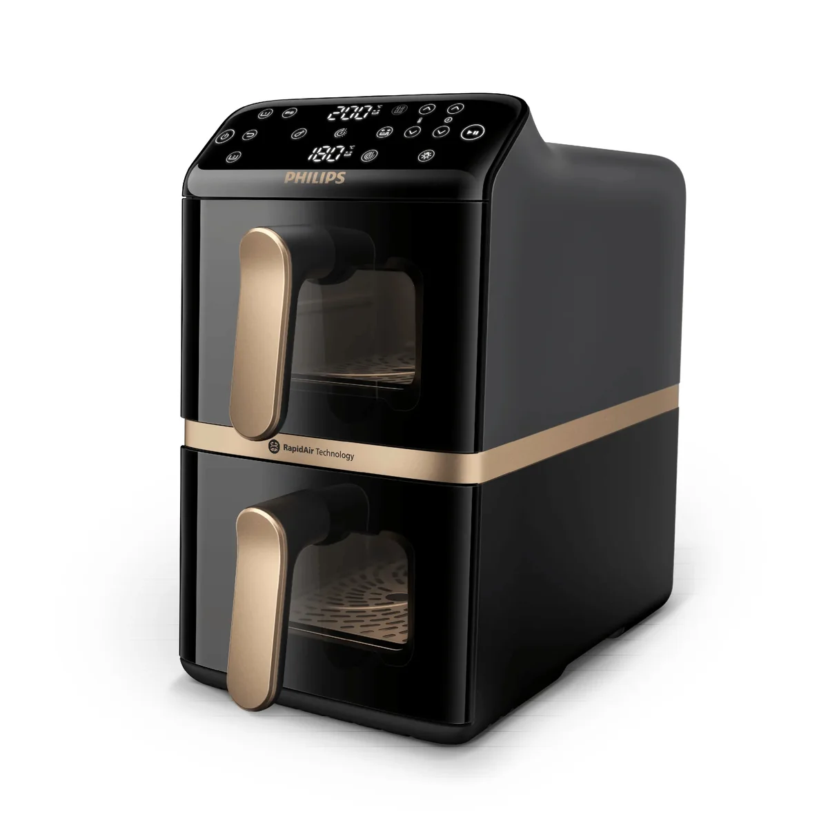 Philips 4000 Series NA462 - double hot air fryer - black/dark grey