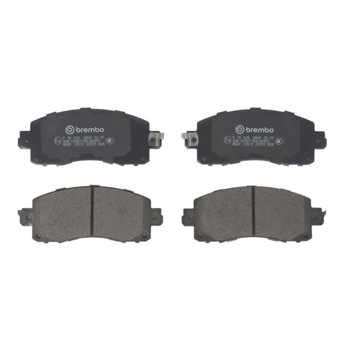 Jarrupalat, levyjarru BREMBO P 78 028