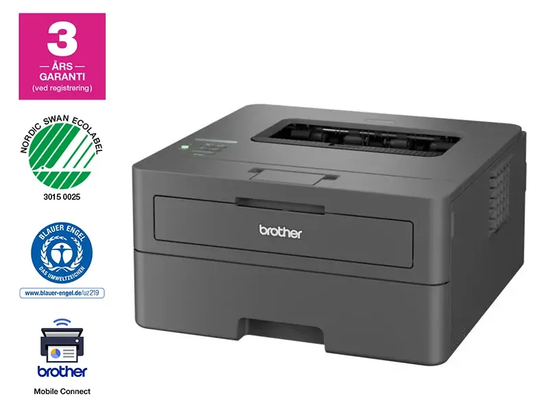 Brother HL-L2400DW - Mono Laser - A4 Duplex - 30 ppm - Yksivärinen - Laser