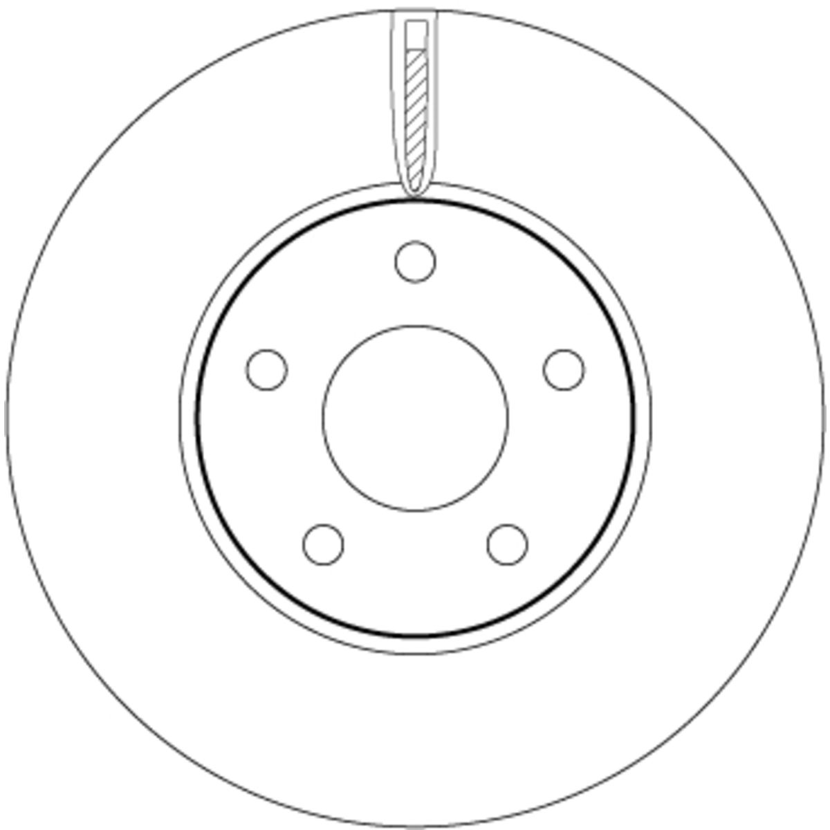 Jarrulevy TRW DF6975