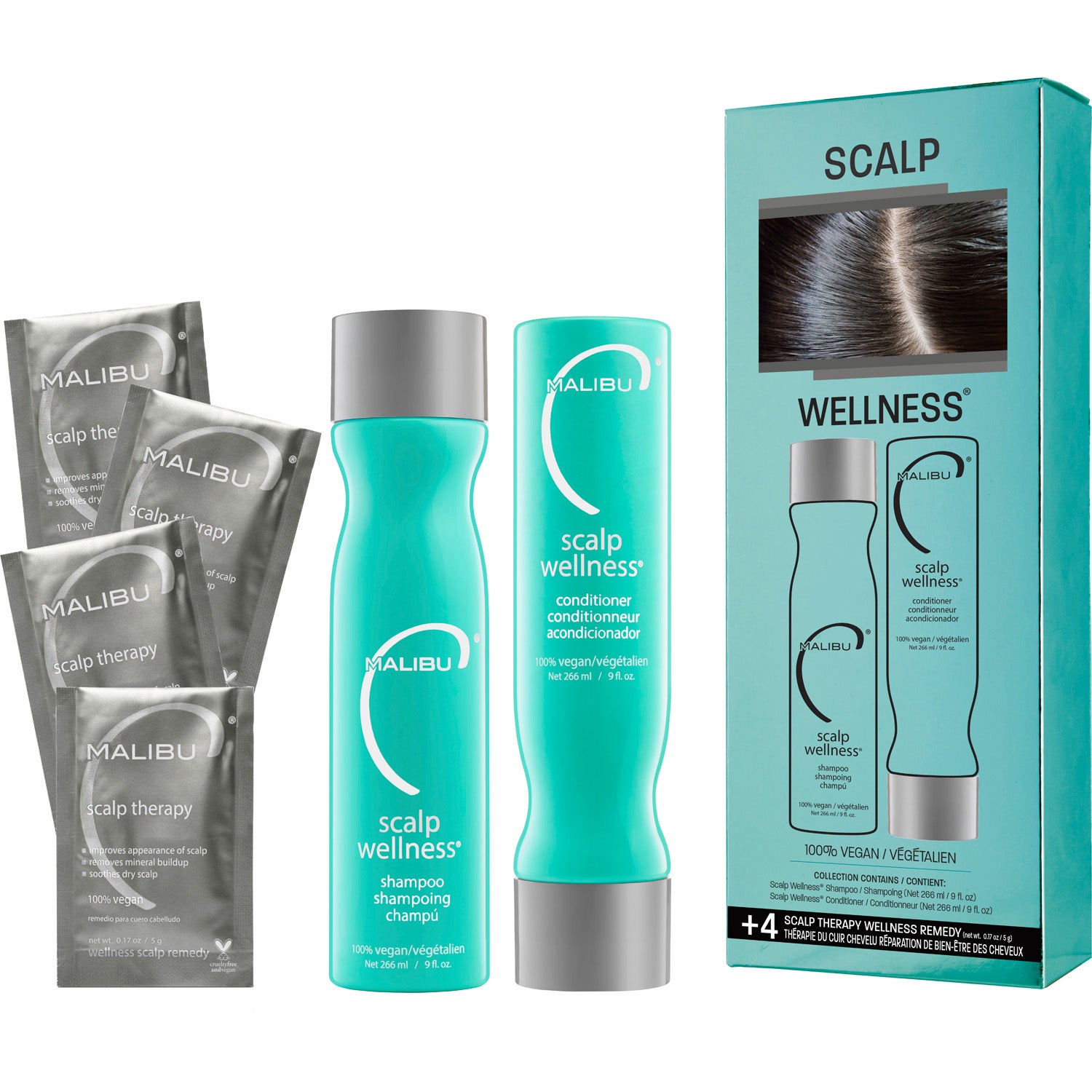 Malibu C Scalp Therapy Collection Kit 1 pcs