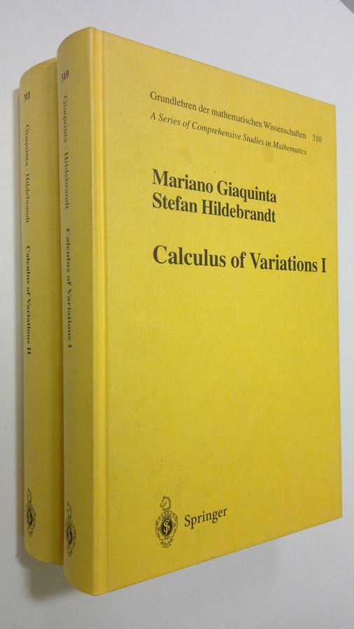 Mariano Giaquinta : Calculus of Variations I-II