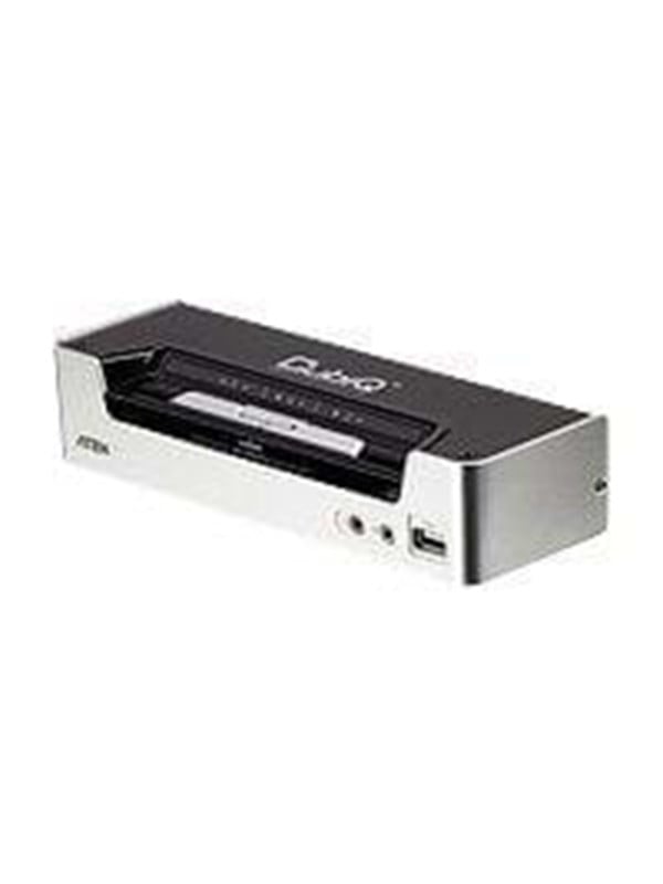 ATEN KVM-switch, 1 konsol styr 2 datorer,HDMI/USB, 2xUSB-portar