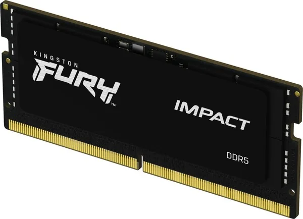 Kingston FURY Impact DDR5-6400 - 16GB - CL38 - Single Channel (1 pcs) - Intel XMP - Musta
