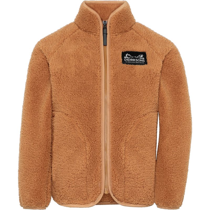 Didriksons Gibbs Kids' Full-Zip Almond Tree - 90