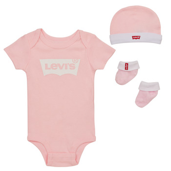 Levi's Kids Potkuhousut/body 'Classic' roosa / valkoinen