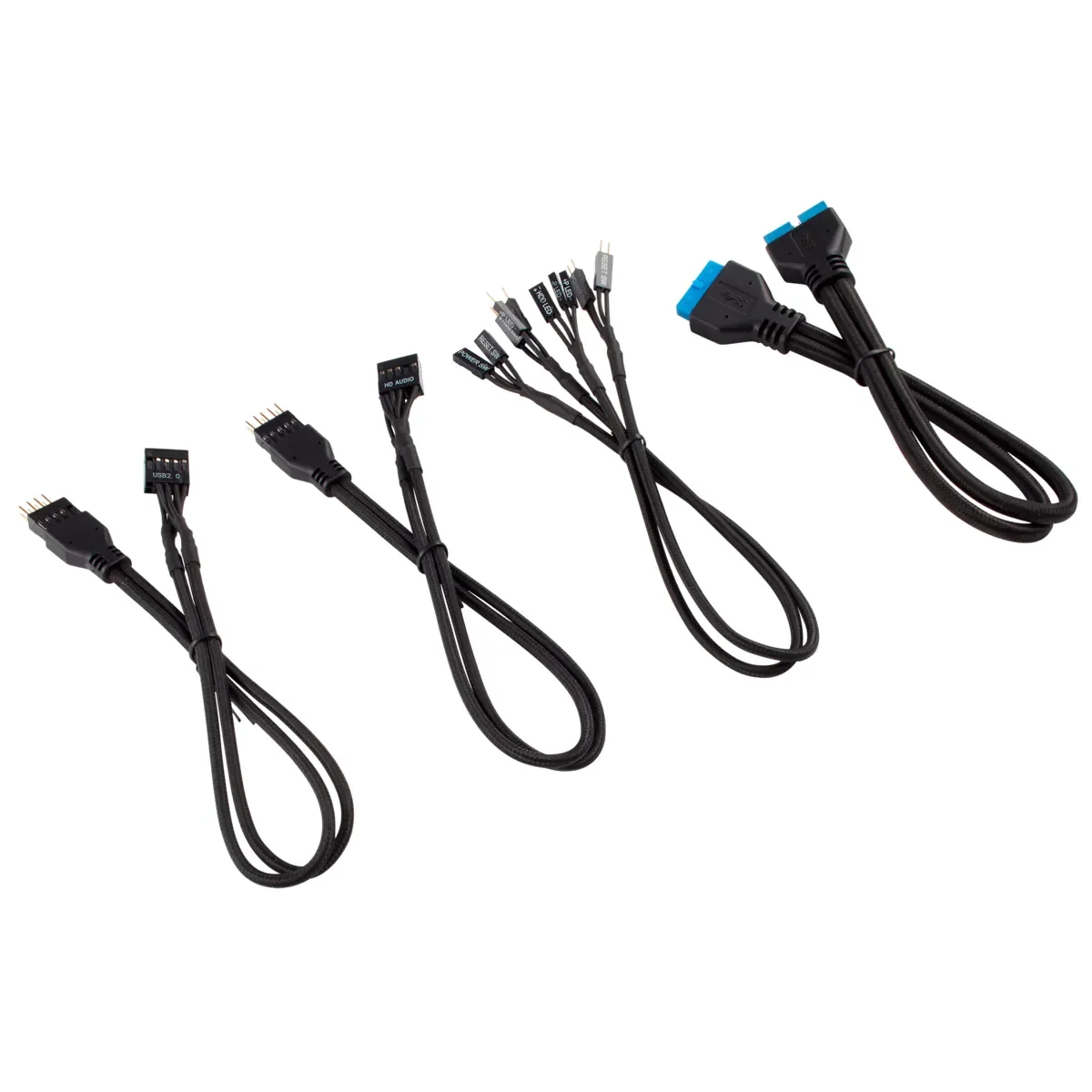 Corsair CC-8900244, 0,3 m, Uros, Uros, Suora, Suora, Musta