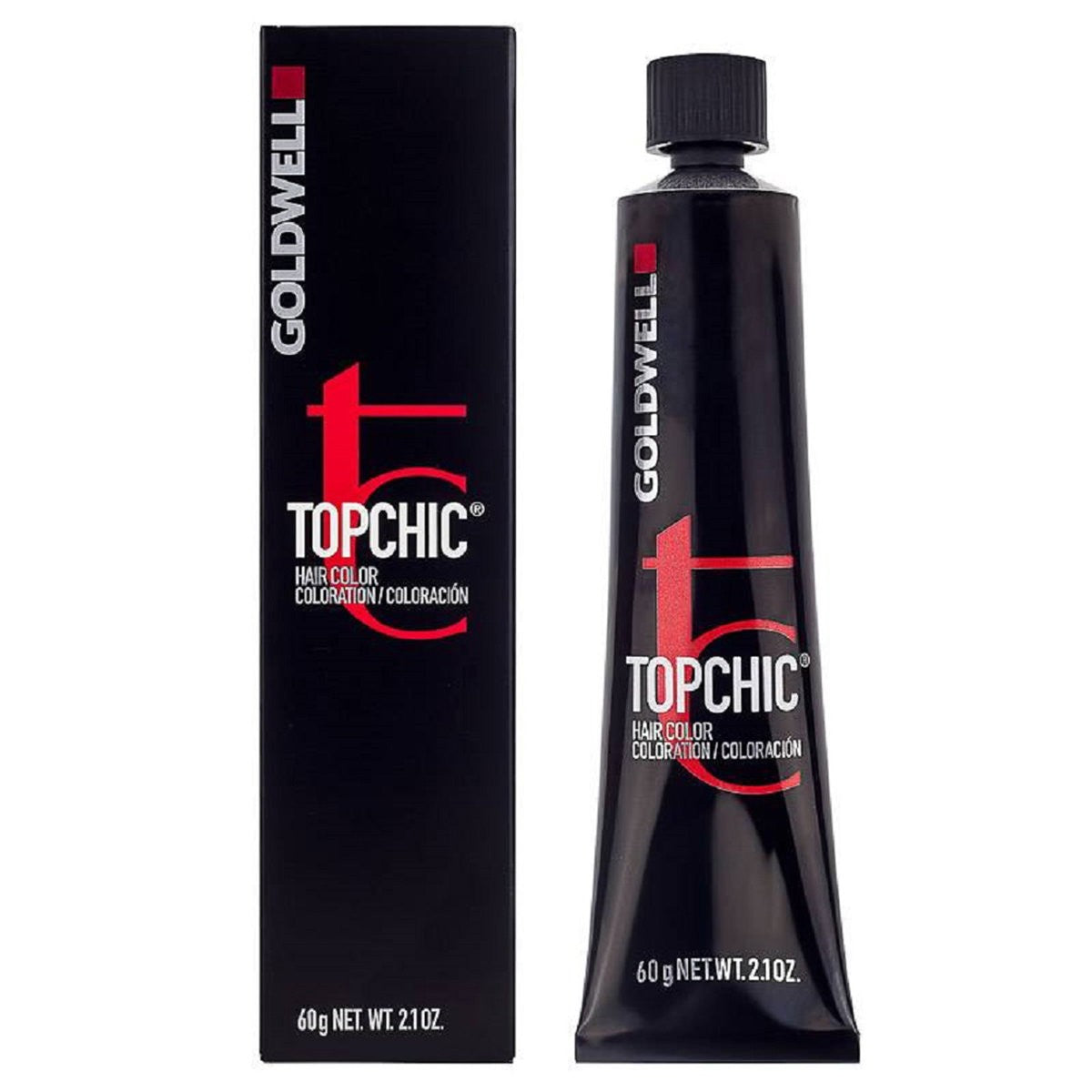 Hiusväri Goldwell Topchic 60ml 5-BP Keskiruskea Helmiäisenä Hienostunut