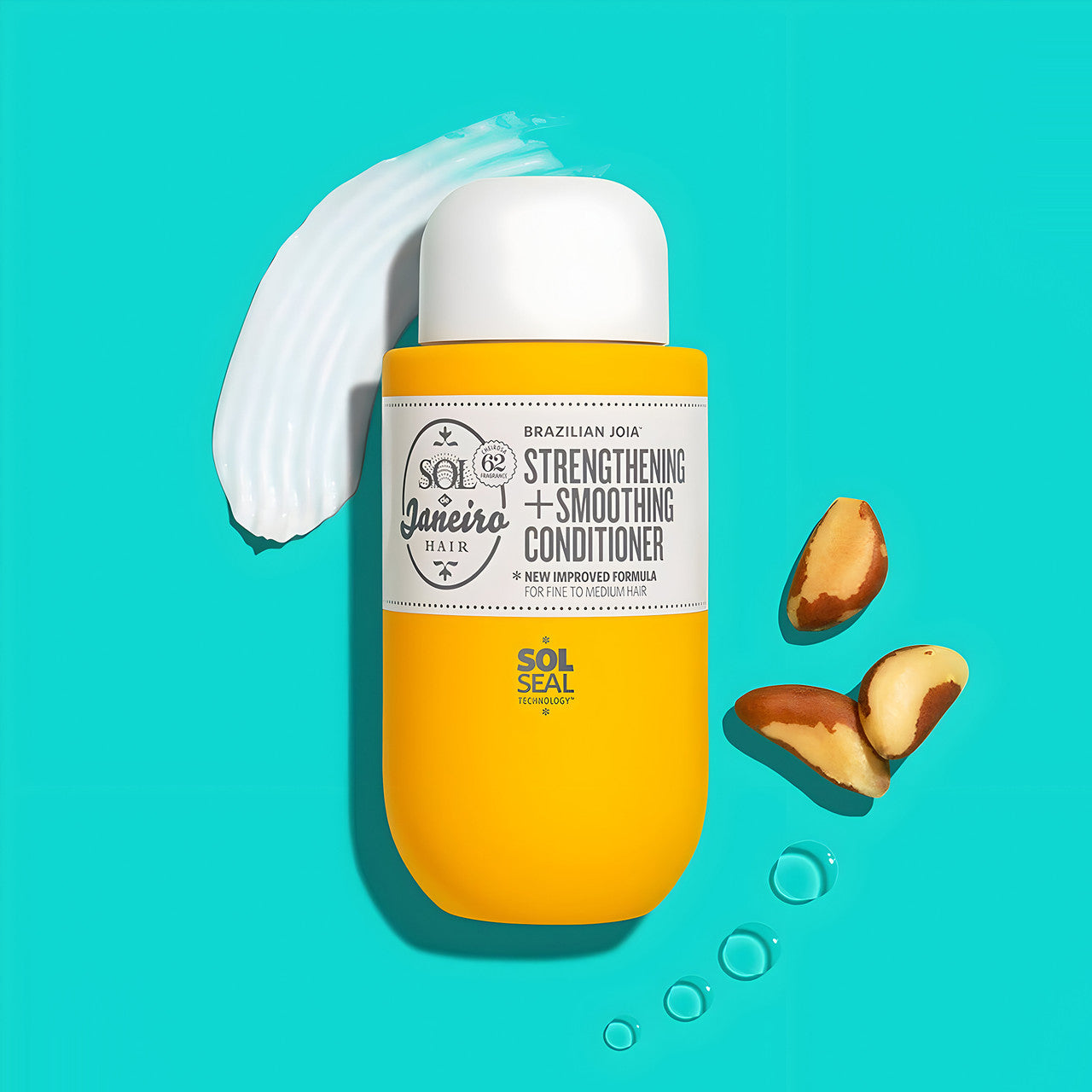 Sol de Janeiro Brasilialainen JoiaTM hoitoaine tasoittaa ja elvyttää vaurioituneita hiuksia 90 ml