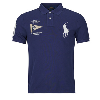 Polo Ralph Lauren Paita ecru / laivastonsininen / valkoinen