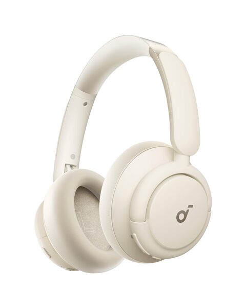 Soundcore Life Q30 - Kuulokkeet mikrofonilla - täysikokoiset - Bluetooth - langaton, langallinen - NFC - aktiivinen melunvaimennus - 3,5 mm:n liitäntä - valkoinen