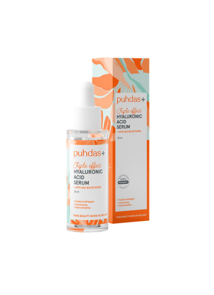 Puhdas+ Hyaluronihapposeerumi Tyrnimarja 30 ml