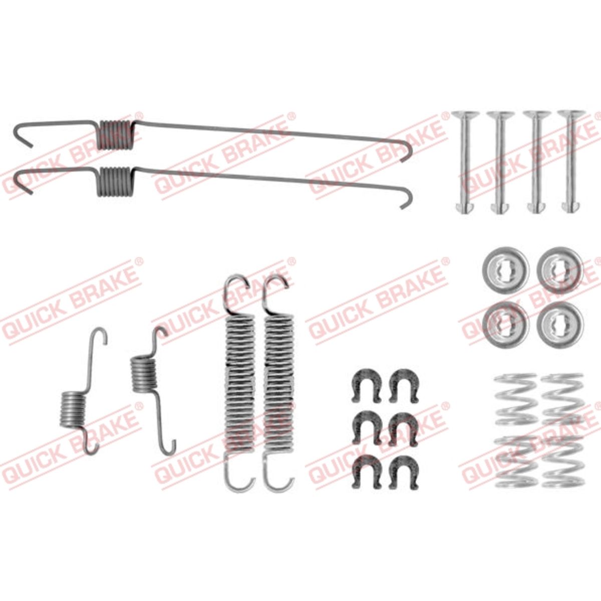 Tarvikesarja, jarrukengät QUICK BRAKE 105-0001