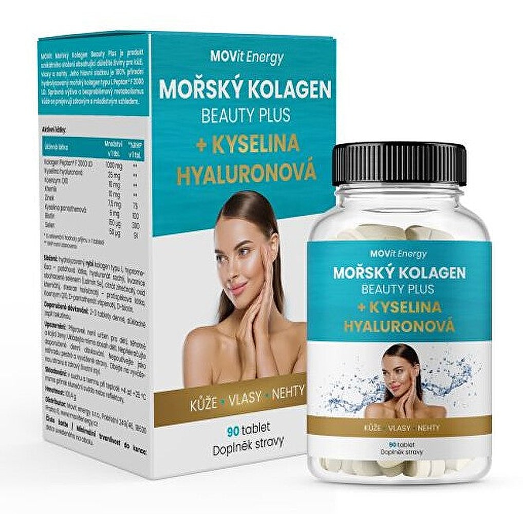 Movit energy Marine Collagen Beauty Plus Acido Ialuronico 90 compresse — Integratore