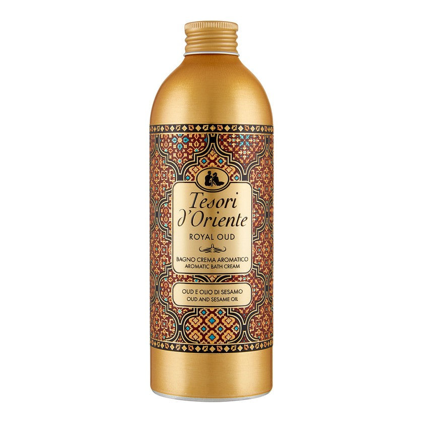 Tesori D Oriente Aromaattinen Kylpyvoide Royal Oud Jemenistä ja Seesamiöljy 500 ml