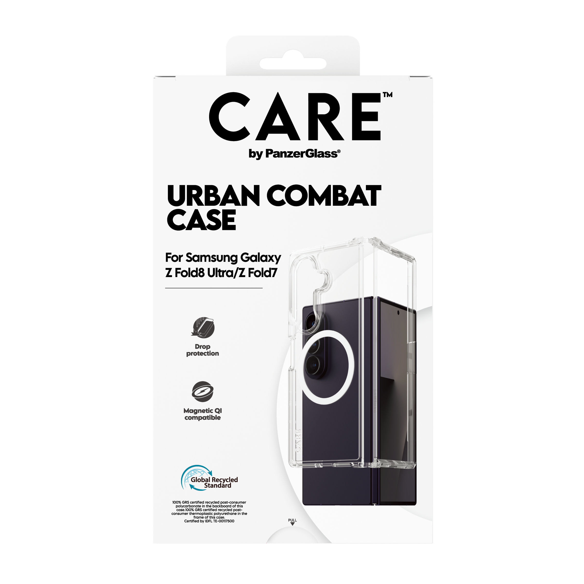 CARE by PanzerGlass Urban Combat Case Transparent Samsung Galaxy Z Fold8 Ultra | Fold7