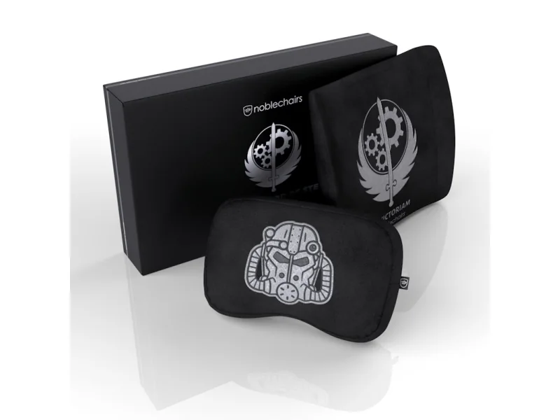 noblechairs Brotherhood of Steel, Niskatyyny/lannerangan tuki, Sort, 2 kpl