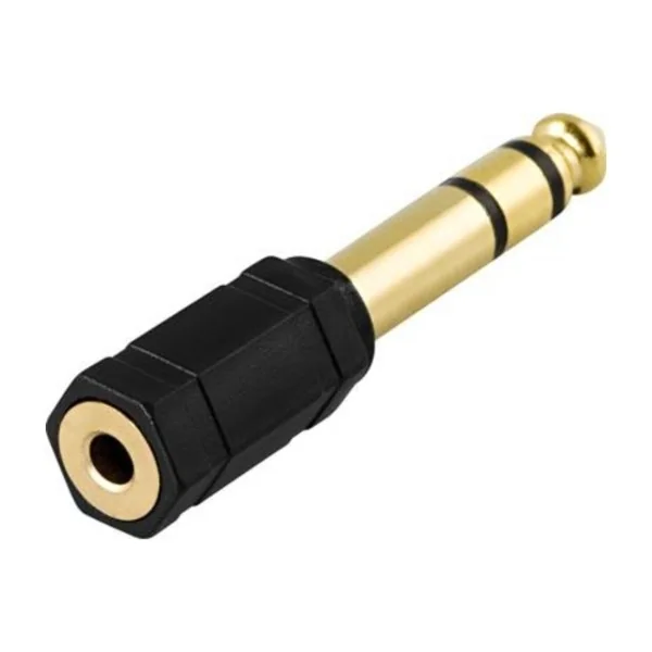 Deltaco Audioadapteri 3,5 mm naaras - 6,3 mm uros