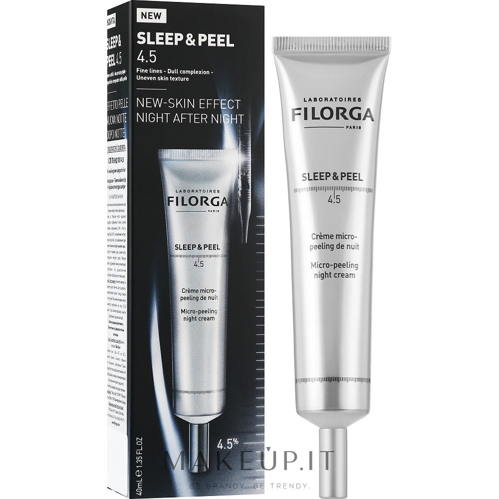 FILORGA SLEEP & PEEL 4.5 uudistava yövoide AHA-hapoilla 40 ml