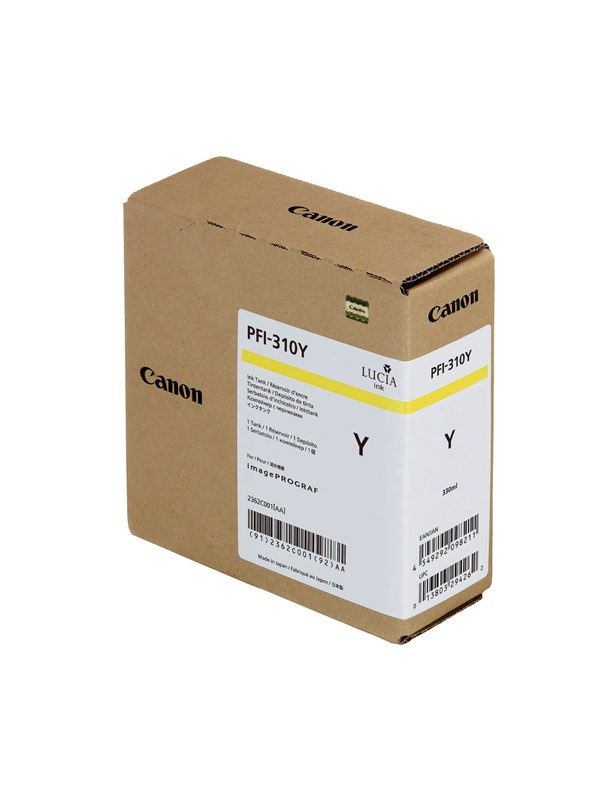 Canon PFI-310-mustekasetti, 330 ml, keltainen