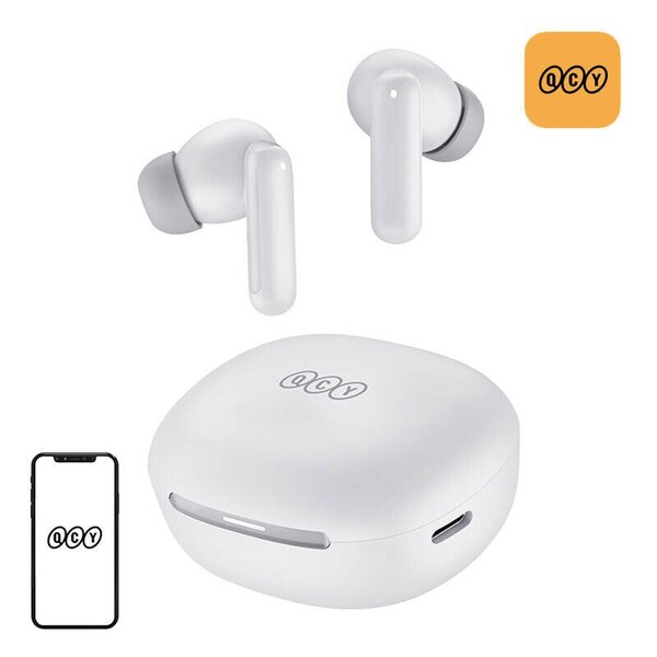 QCY MeloBuds HT16 TWS Earbuds - White
