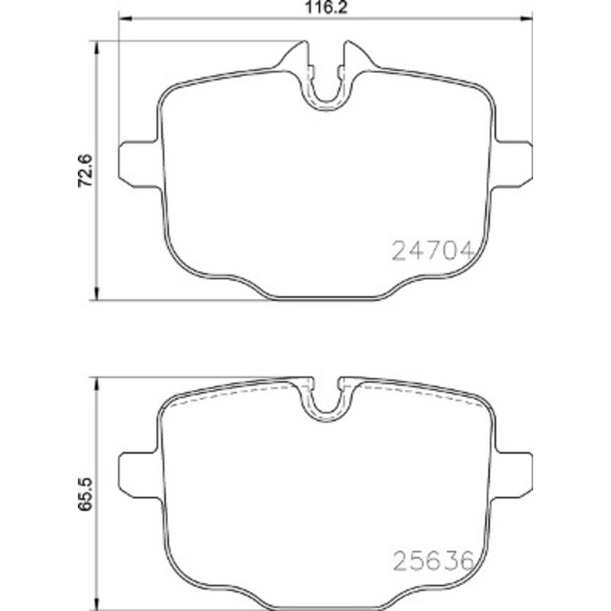 Jarrupalat, levyjarru BREMBO P 06 101