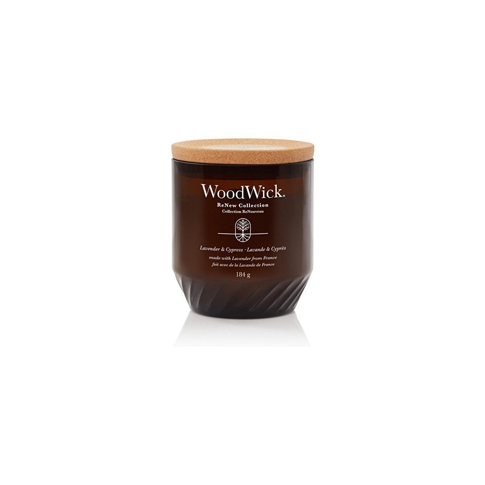 Woodwick Kynttilä ReNew Laventeli ja sypressi - 184,0 g