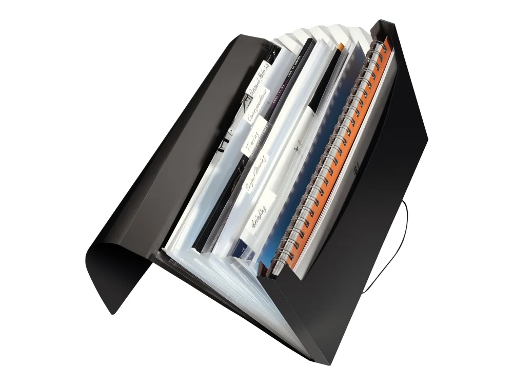 Leitz Project File Solid PP Black