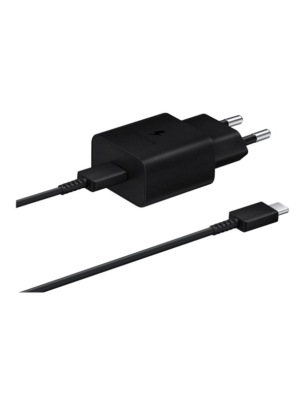 Samsung EP-T1510 15W USB-C Adapter (with cable) - Musta
