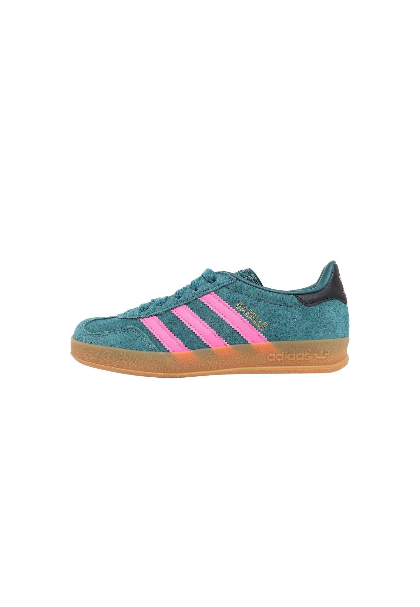 ADIDAS ORIGINALS Tennarit 'Gazelle Indoor' smaragdi / vaaleanpunainen
