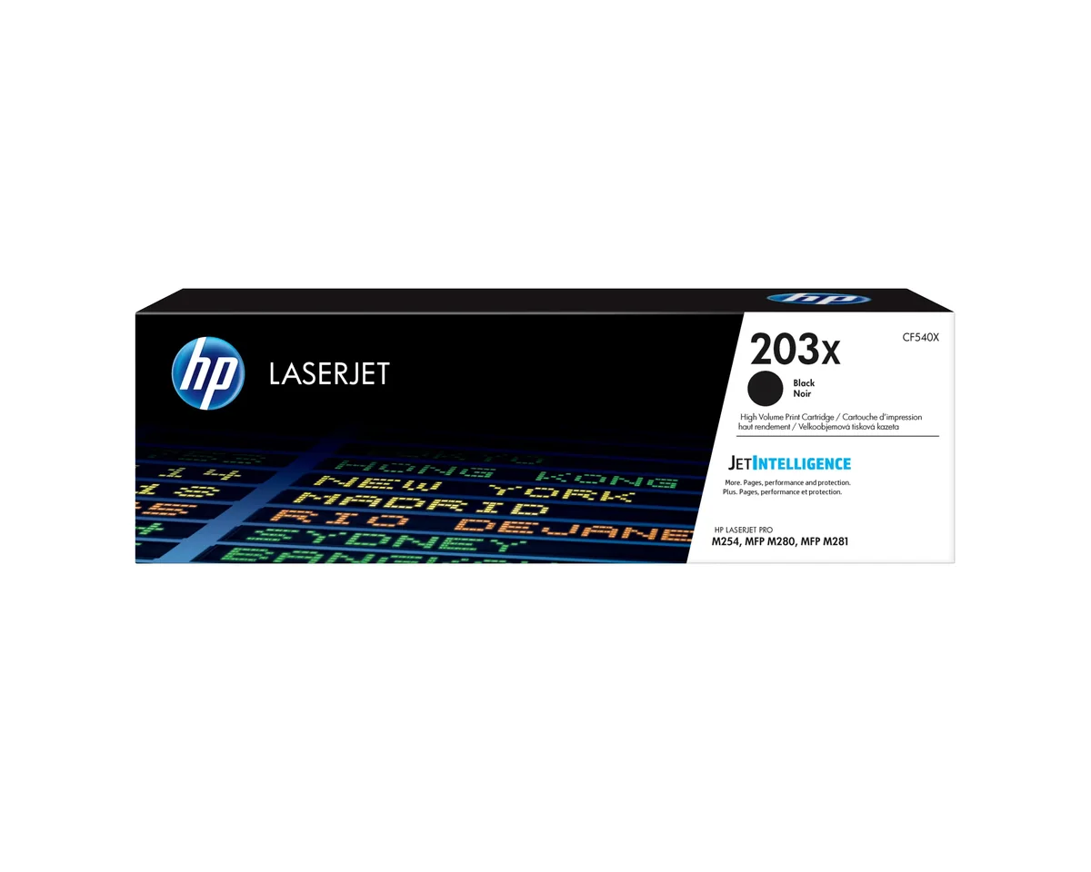 Hp Värikasetti Musta 203x 3.2k - Cf540x