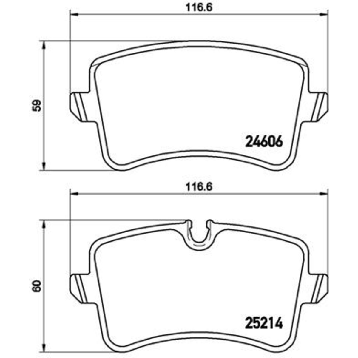 Jarrupalat, levyjarru BREMBO P 85 119