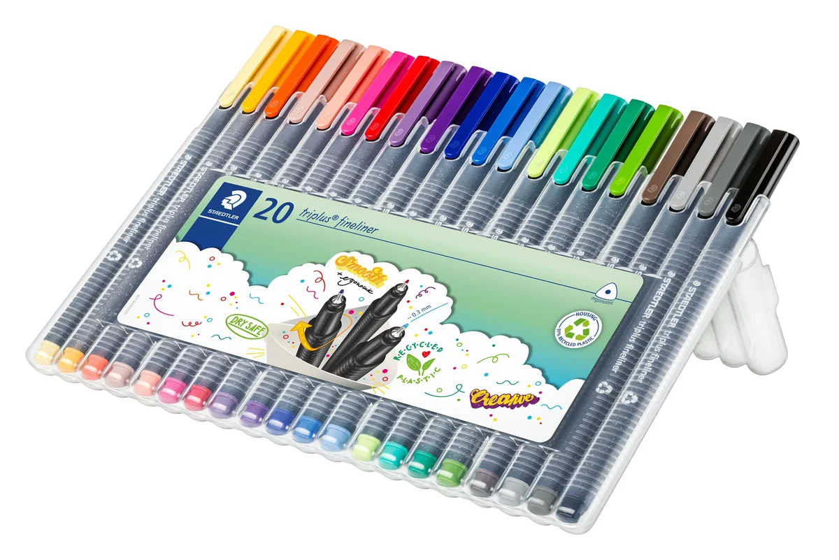 Staedtler Fineliner triplus 20 kpl laatikko