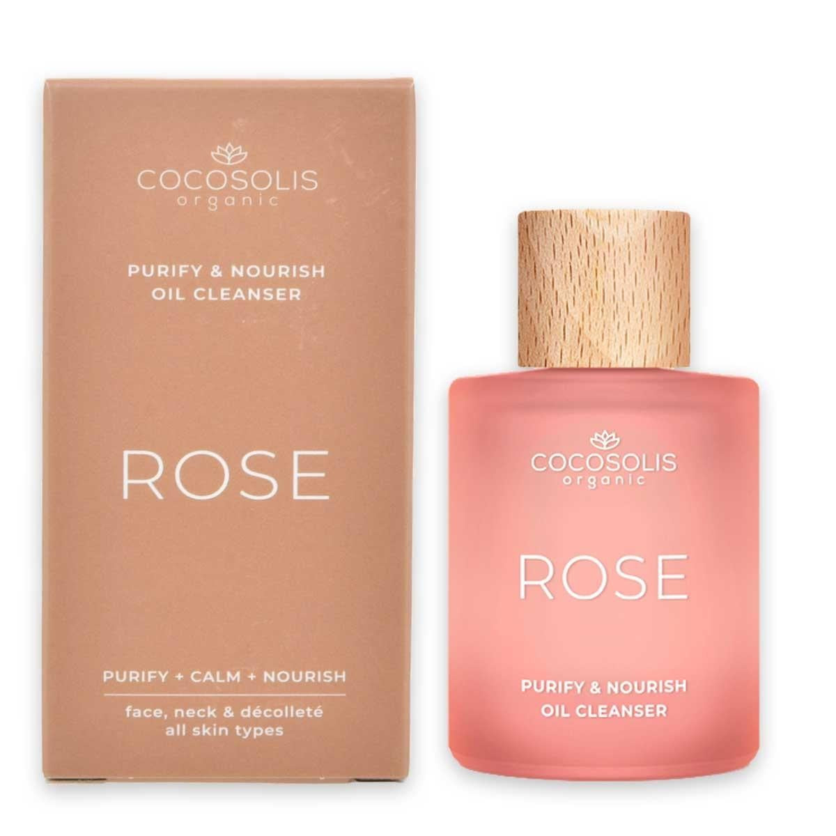 Cocosolis Ruusu ravitseva ja puhdistava puhdistusöljy 50 ml